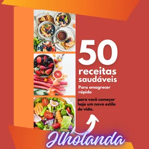 Imagem de capa para o Ebook 50 Receitas para perder peso rápido