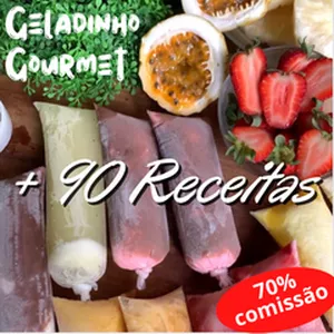Imagem de capa para o Ebook Geladinho Gourmet - Verão com Sabor e Saúde