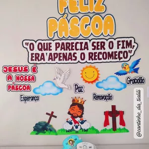 Imagem de capa para o Ebook PAINEL FELIZ PÁSCOA - JESUS É A NOSSA PÁSCOA