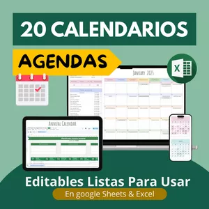 Imagen de portada para Ebook 20 Calendarios y Agendas para Citas