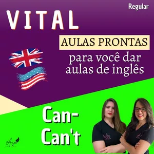 Imagem de capa para o Curso online VITAL: inglês regular CAN/CAN'T + instrum. musicais
