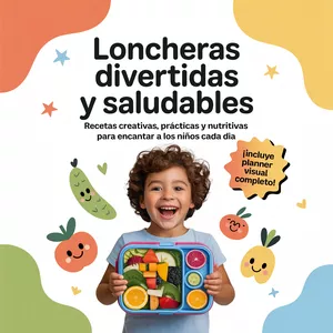 Imagen de portada para Ebook Loncheras Divertidas y Saludables + Planner Visual Completo