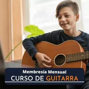Imagem principal do produto Curso de Guitarra suscripción mensual