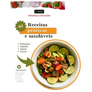 Imagem de capa para o Ebook 65 Receitas para emagrecer 