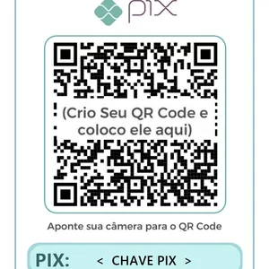Imagem de capa para o Ebook Faço QR Code para você receber pagamentos via PIX. Envio pelo WhatsApp.