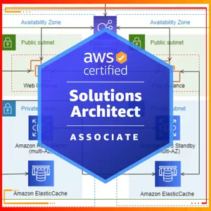 Imagem de capa para o Curso online Curso Preparatório Exame AWS Solutions Architect Associate: SAA-C03