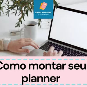 Imagem de capa para o Curso online Faça seu próprio planner e o personalize sem gastar muito