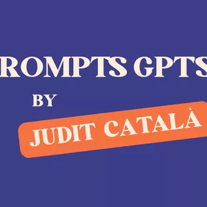 Imagen de portada para Curso online GPT's Exclusivos by Judit Català