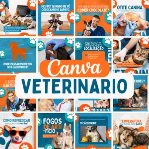 Imagem de capa para o Curso online CANVA VETERINÁRIO