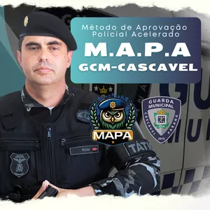 Imagem do curso MAPA GCM CASCAVEL PR: Método de Aprovação Policial Acelerado na Guarda Municipal de Cascavel