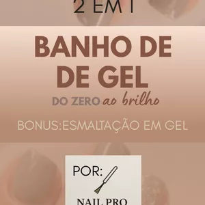 Imagem de capa para o Ebook BANHO DE GEL+BONUS ESMALTAÇÃO GEL