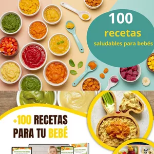 Imagem de capa para o Curso online 100 recetas saludables para bebés