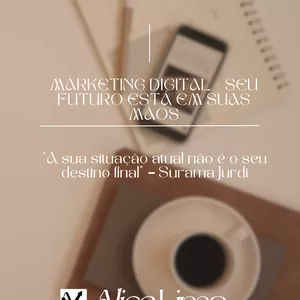 Imagem de capa para o Ebook Marketing Digital - Seu Futuro Está em Suas Mãos