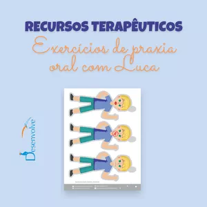 Imagem principal do produto EXERCÍCIO DE PRAXIA ORAL COM LUCA