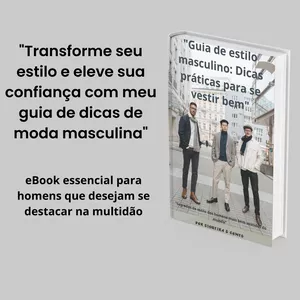 Imagem de capa para o Ebook Guia de estilo masculino: Dicas práticas para se vestir bem