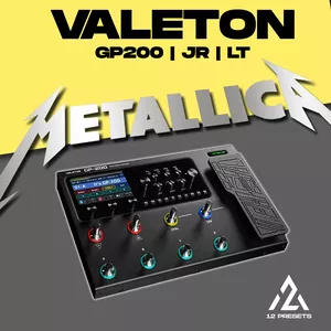 Valeton GP200,LT &amp; JR - Metallica Albuns - Preset Pack