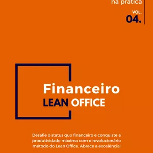 Imagem de capa para o Ebook Lean Office para Departamento Financeiro