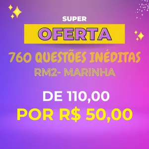 Imagem de capa para o Ebook COMBO 760 QUESTÕES RM2- MARINHA