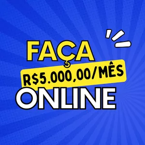 Imagem de capa para o Ebook Como fazer 5 mil reais por mês online