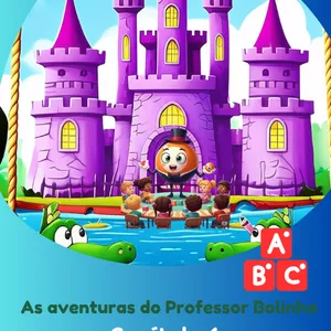 Imagem de capa para o Ebook As Aventuras do Professor Bolinha - O mundo das cores