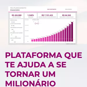 Imagem de capa para o Ebook PLANEJAMENTO FINANCEIRO - COMO ATINGIR O SEU PRIMEIRO MILHÃO