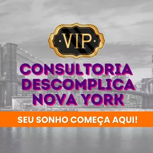 Imagem de capa para o Serviço online Consultoria VIP: Descomplica Nova York!