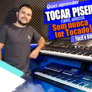 Imagem de capa para o Curso online Quer aprender tocar Piseiro Forró arrocha? Sem nunca ter tocado! Fácil e rapido 
