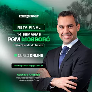 Imagem de capa para o Curso online RETA FINAL PGM MOSSORÓ - 14 SEMANAS