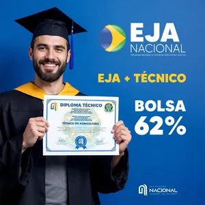 Imagem de capa para o Curso online COMBO EJA + TÉCNICO - BOLSA 62% - PROFORMA