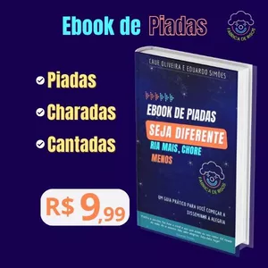 Imagem de capa para o Ebook Ebook de Piadas