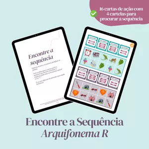Imagem de capa para o Ebook Encontre a Sequência do Arquifonema R - parte da Coleção do Arquifonema R