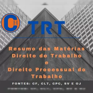 Imagem de capa para o Ebook Concurso TRT