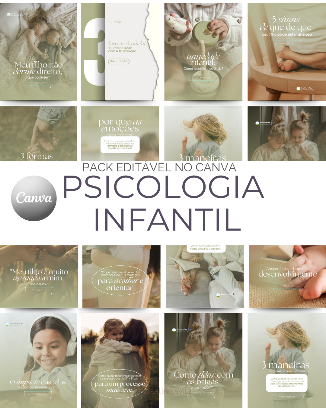 Imagem do curso PACK CANVA EDITÁVEL PSICOLOGIA INFANTIL 