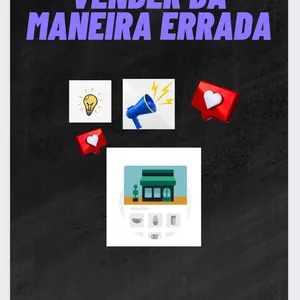 Imagem de capa para o Ebook Pare de fazer marketing de maneira errada no seu comércio 