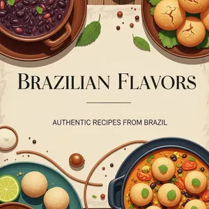 Imagem de capa para o Ebook Brazilian Flavors: Authentic Recipes from Brazil