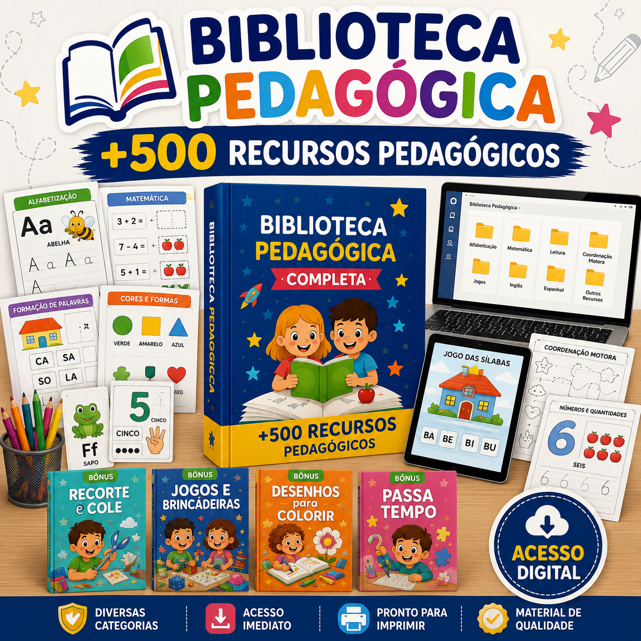Imagem do curso Biblioteca Pedagógica 