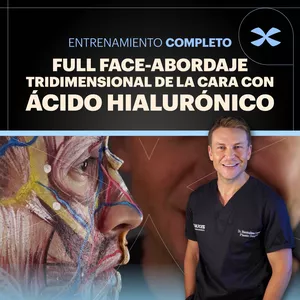 Imagen de portada para Curso online Full face - abordaje tridimensional de la cara con ácido hialurónico