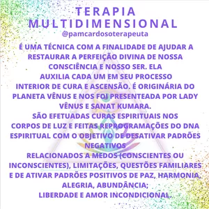 Imagem de capa para o Serviço online Terapia Multidimensional 