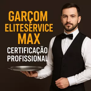 Imagem de Garçom EliteService Max – Certificação Profissional  criado por Curso Completo Com Certificado na hotmart