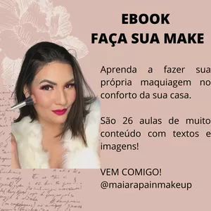 Imagem de capa para o Ebook EBOOK DE AUTOMAQUIAGEM