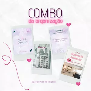 Imagem de capa para o Ebook Combo da Organização Residencial - 2.0 (4 em 1)