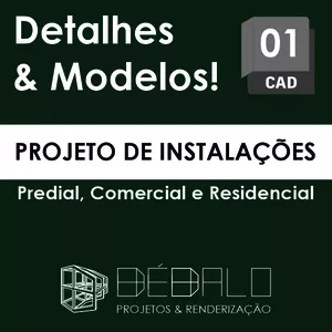 Imagem de capa para o Ebook PACOTE DE DETALHAMENTO DE PROJETOS DE INSTALAÇÕES