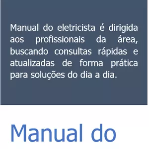 Imagem de capa para o Ebook Manual do Eletricista - Guia Prático