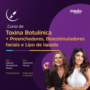Imagem do curso Curso de Imersão em Toxina Botulínica + Preenchedores, Bioestimuladores faciais e Lipo de papada