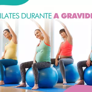 Imagem de capa para o Ebook GESTANTES NO PILATES
