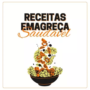 Imagem de capa para o Ebook Receitas Emagreça Saudável