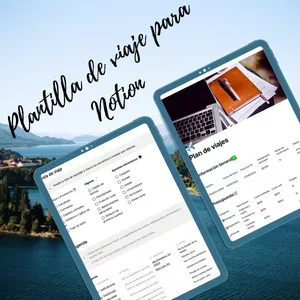 Imagen de portada para Curso online Plantilla de notion para organizar tu viaje.