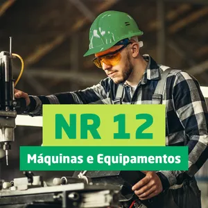 Imagem de capa para o Curso online NR 12 - Segurança no Trabalho em Máquinas e Equipamentos