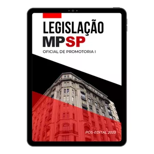 Imagem de capa para o Ebook Legislação Oficial de Promotoria MP-SP (PÓS EDITAL)