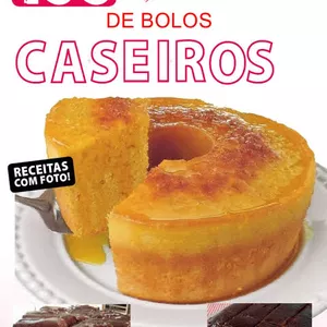 Imagem de capa para o Ebook 100 Receitas De Bolos Caseiros 